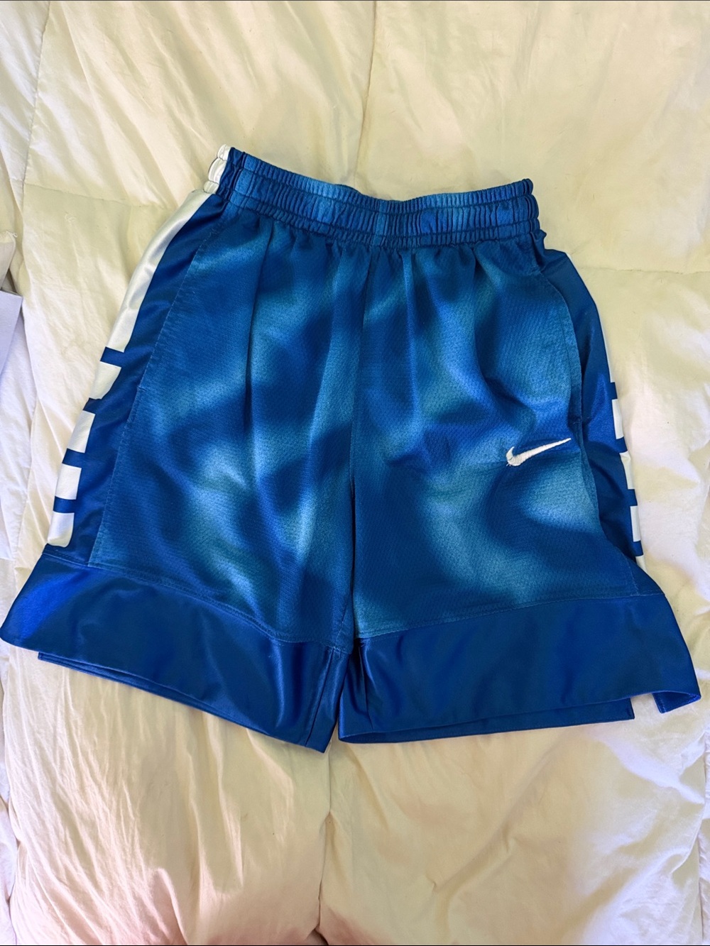 Nike Boy’s Royal Blue Athletic Shorts with White Swoosh